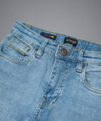 Boys Ice Blue Stretch Denim Jeans- Bjp-0292