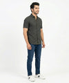 Men's Casual Grey Half Sleves Shc-2028