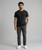 HR Clothing Men’s Black Basic T-Shirt – TSH-7207