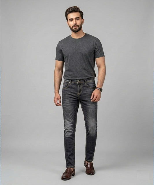 Men's Denim Tailored Fit- JP-2210 D-Grey