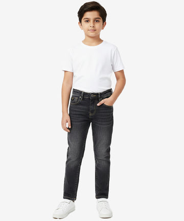 Kids Jeans Pant - M Black Bjp-0275
