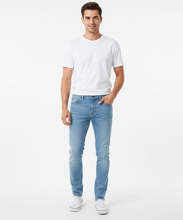 HR Clothing Men's Denim - L Blue