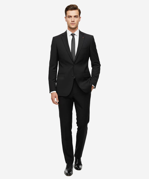 Formal Suit Gst-0116 Black 2 Button