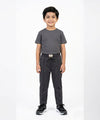 Kids Smart Baggy stretchable premium trouser Charcoal Texture BLW-0136