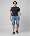Casual Summer L-Blue Denim  Shorts- BR-0088