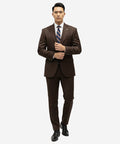 Formal Suit Gst-0124 D-Brown 2 Button