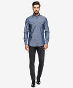 Men's Casual Shirt - Shc-1456 Navy