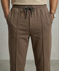 Men’s Smart Baggy Waffle Trouser– LWR-0711 Coffee