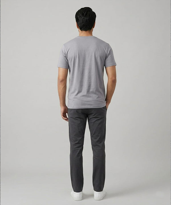 HR Clothing Men’s Grey Basic T-Shirt – TSH-7207