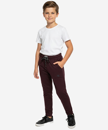 Kids Sports Trouser - Maroon Blw-0128