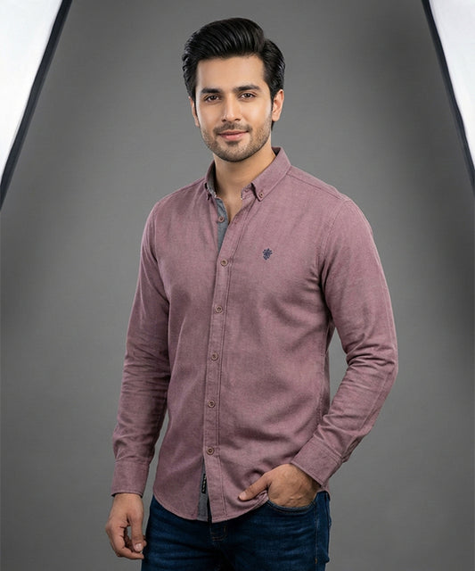 Men's Casual Shirt - Shc-1221 Purple