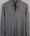 Men's Casual Shirt - Shc-1704 Green Stripe