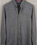 Men's Casual Shirt - Shc-1704 Green Stripe