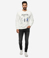 Men's Sweat Shirt - White Tsh-5980