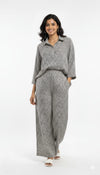 Women's Co-Ord Suit Printed Black
