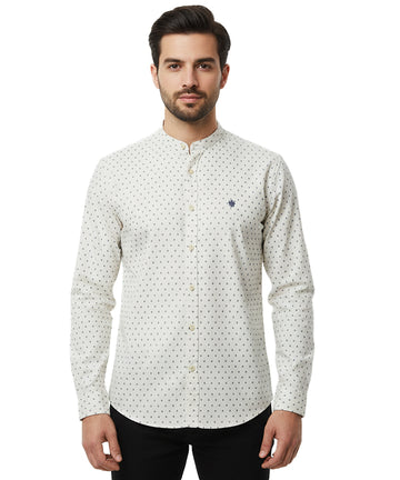 Men's Casual Shirt - Shc-1458 Off White