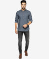 Men's Casual Shirt - Shc-1382 Texture Navy