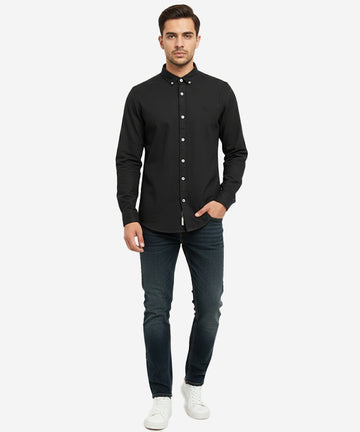 Men's Casual Shirt - Shc-1217 Black