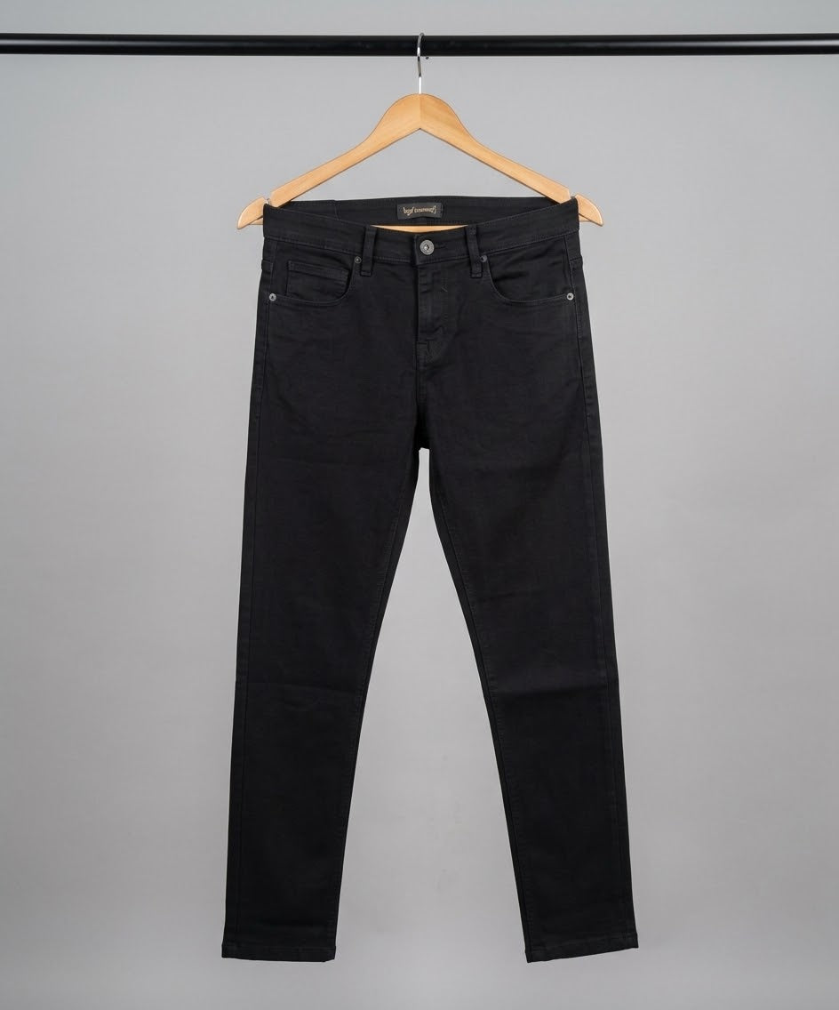 Men's Denim Slim Fit Jeans- Black JP-1812