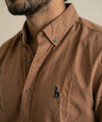 Men's Casual Shirt Half Sleeves - Brown Shc-1927 (ORG-H)