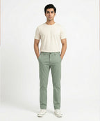 Men's Chino Straight Fit- Green CP-0552