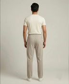 Men’s Smart Baggy Waffle Trouser– LWR-0711 Fawn