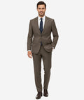 Formal Suit Gst-0124 Dull Olive 2 Button