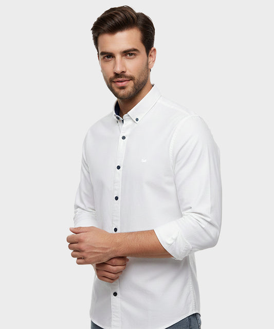Men's Casual Shirt - Shc-1592 White