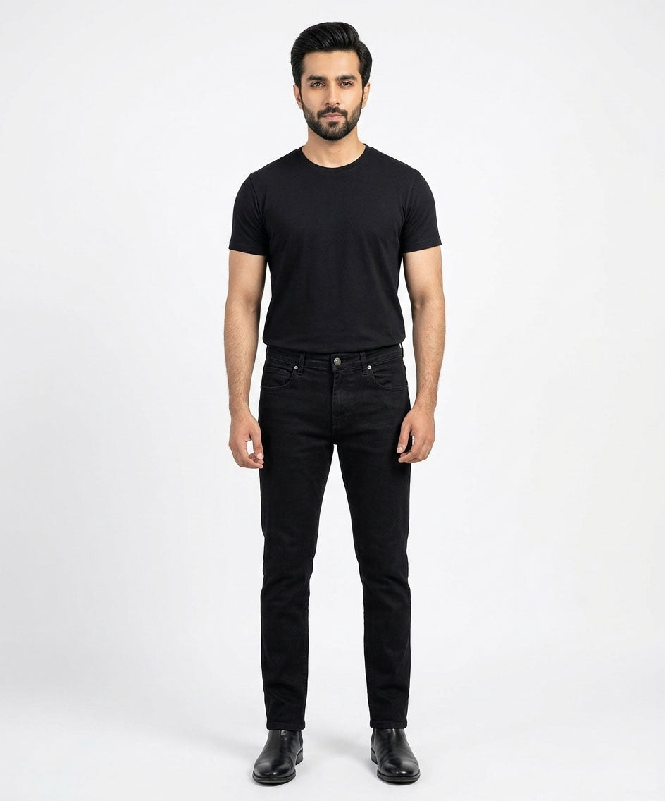 Men's Denim Slim Fit- Black JP-2016