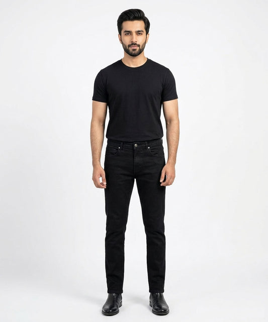 Men's Denim Tailored Fit- Black JP-2016