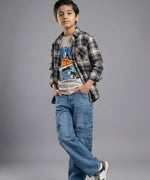 Boys Baggy Jeans - Blue Bjp-0277