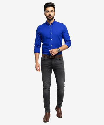 Men's Casual Shirt - Shc-1223 Blue