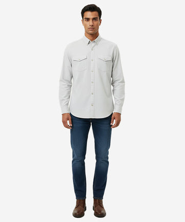 HR Clothing Men's Casual Shirt - Sky