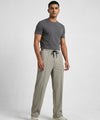 Waffle Knit Elastic Waist Trousers - Green Lwr-0694