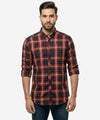 Men's Casual Shirt - Shc-1191 Persian Red Chk