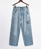 Boys Carpenter Straight Fit Jeans- BJP-0273 L-Blue