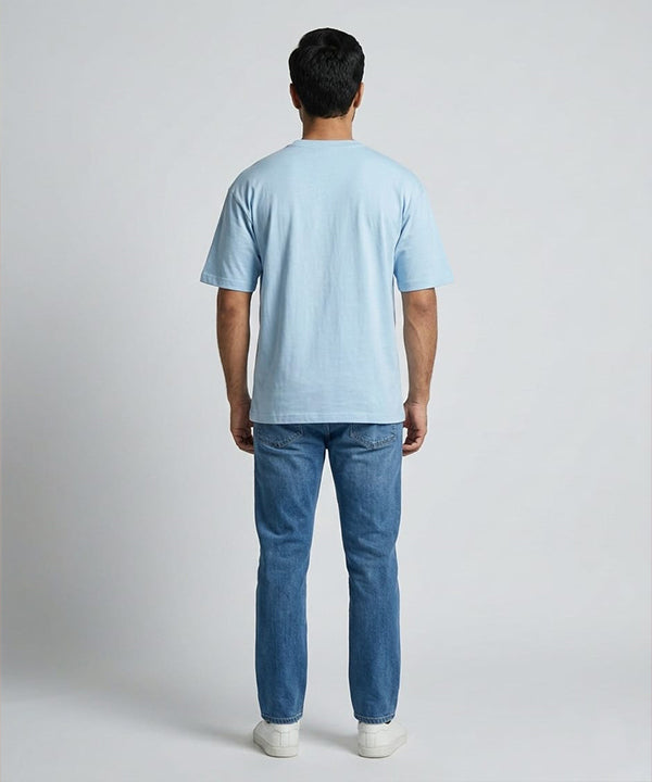 HR Clothing Men's Sky Drop Shoulder T-Shirt - TSH-7208