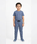 Kids Smart Baggy stretchable premium trouser Navy BLW-0136