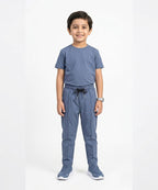 Kids Smart Baggy stretchable premium trouser Navy BLW-0136