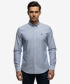 Men's Casual Shirt - Shc-1079 L-Blue A