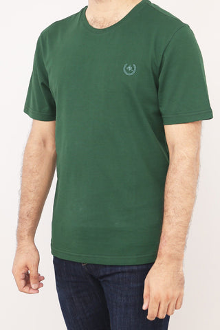 Crew Neck Basic Tee Tsh-5227 Green