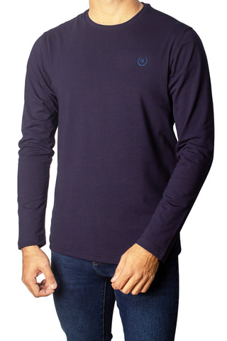 Plain Full Sleeves T-Shirt Tsh-6844 Navy