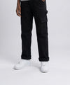 Boys Black Carpenter Straight Cargo Pants- Bjp-0300