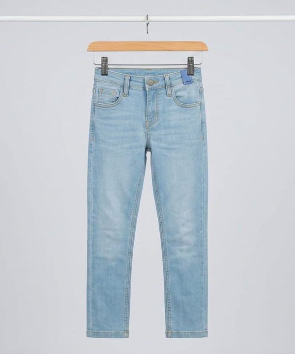 Boys Ice-Blue Stretch Denim Jeans- Bjp-0263