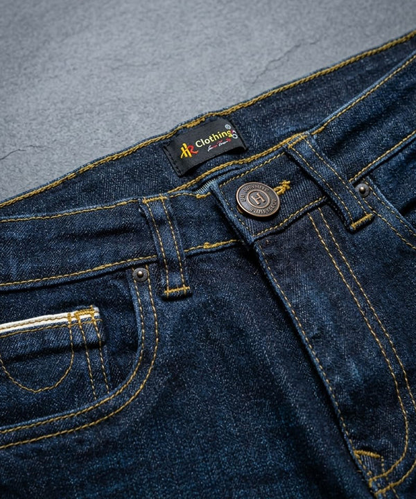 Boys Navy Blue Stretch Denim Jeans- Bjp-0304