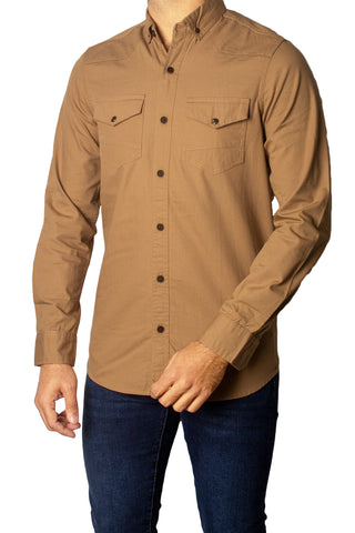 Men's Casual Shirt SHC-1706 D.Beige