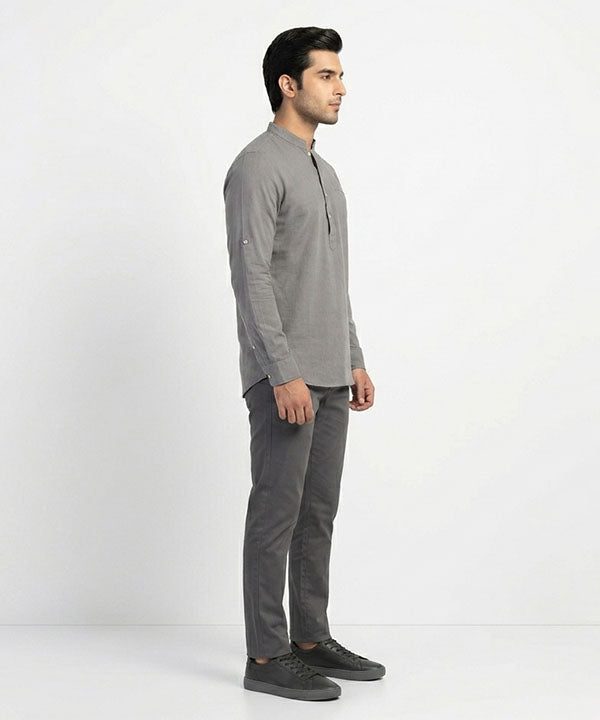 Men's Casual Shirt - Shc-1453 Grey