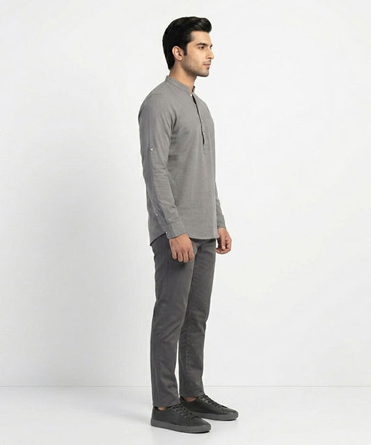 Men's Casual Shirt - Shc-1453 Grey