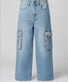 Boys Comfortable Relaxed Fit Baggy Denim- Ice Blue Bjp-0291