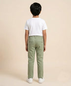 Kids Cotton Chino Pant - Bcp-0033 Green